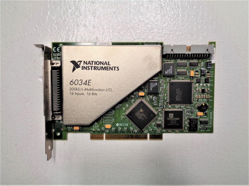 National Instruments 6034E Multifunction I/O Card #187576C-01